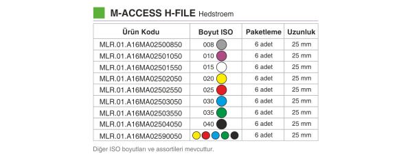 Dentsply M-ACCESS Eğe Sistemleri