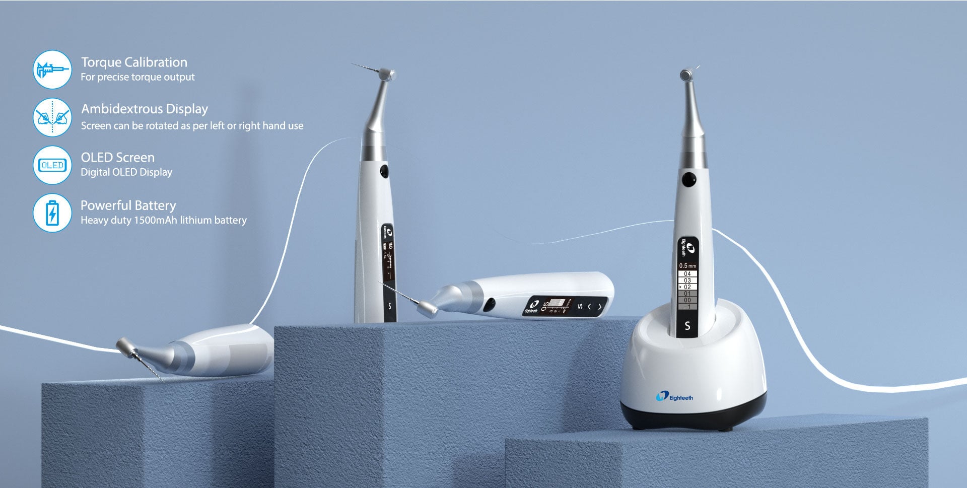 EIGHTEETH E-connect S Endomotor ve Apex Bulucu