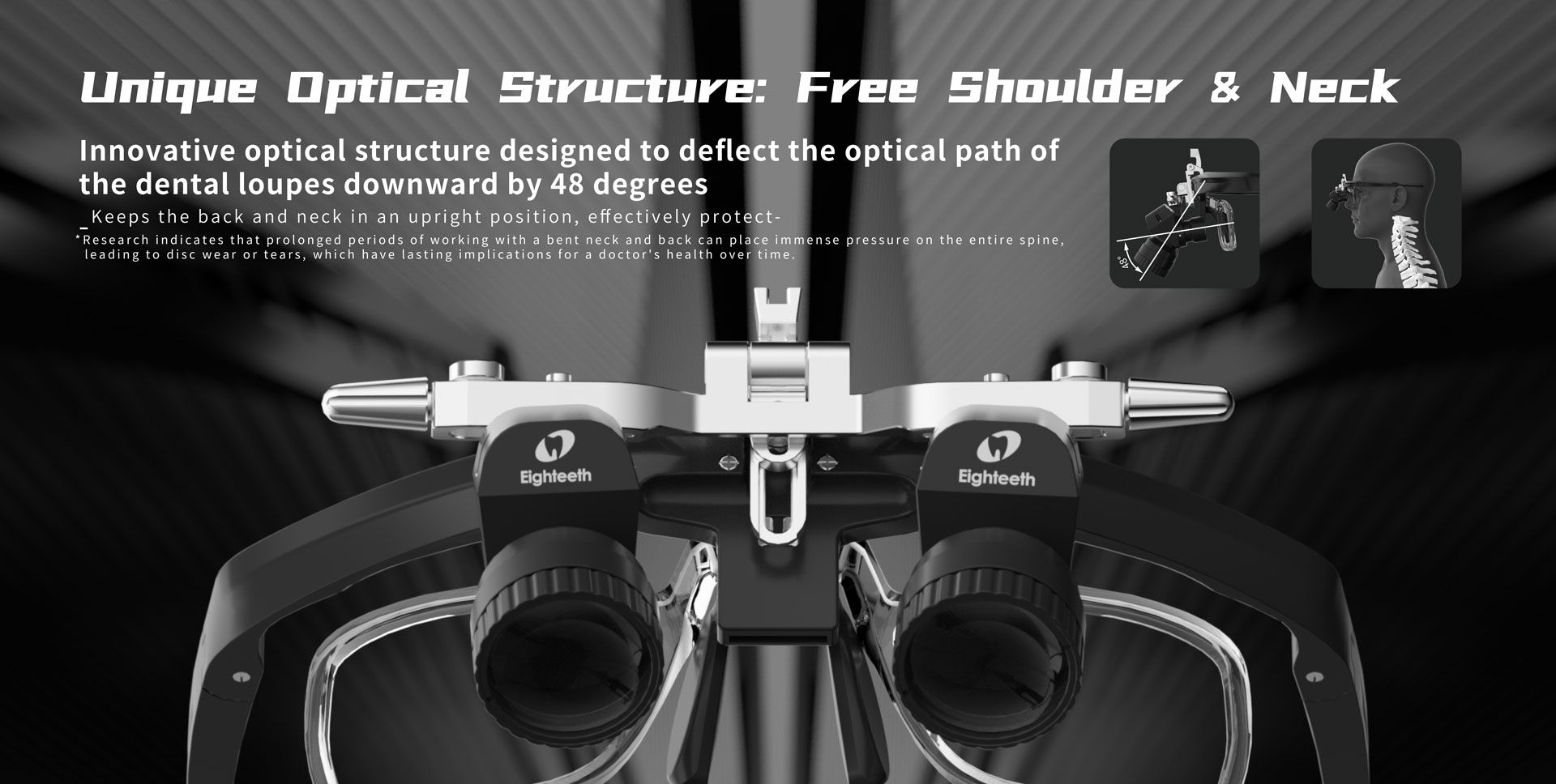 Eighteeth Brilliance 48° PRO ERGO 5x Loupe & Wireless Z Kablosuz Işık Kaynağı